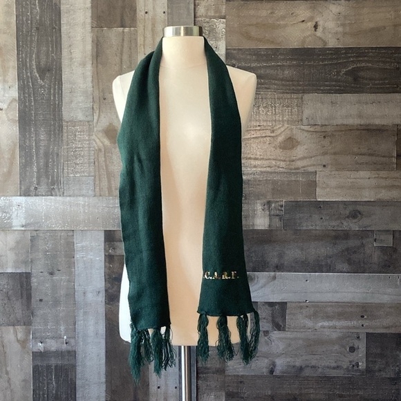 Gorgeous hunter green knit scarf camo military patriotic American army fall - Picture 8 of 10